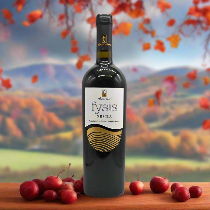 fysis red agiorgitiko økologisk  no sulfites athanasiou winery